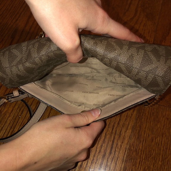 Michael Kors Signature Small Fulton Flap Crossbody - Picture 8 of 8